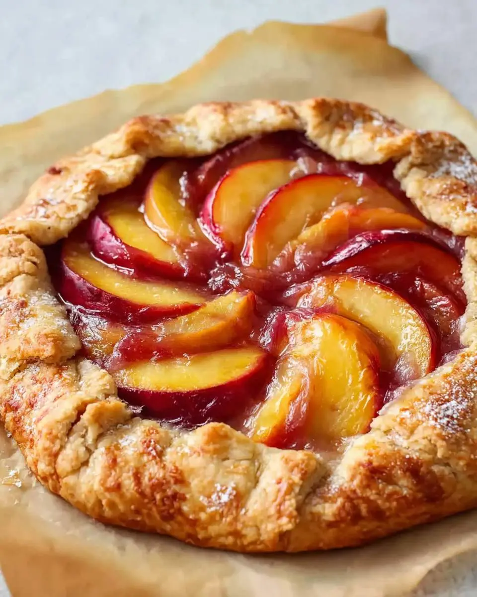 nectarine galette recipe