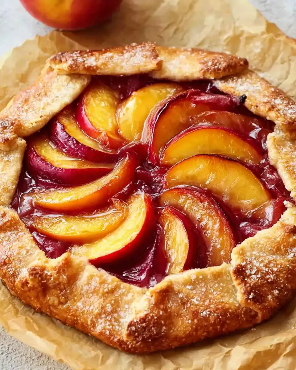 nectarine galette
