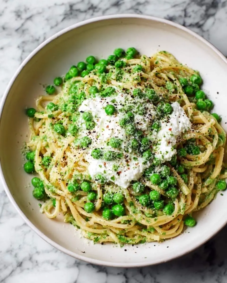 pea and ricotta pasta recipe 1