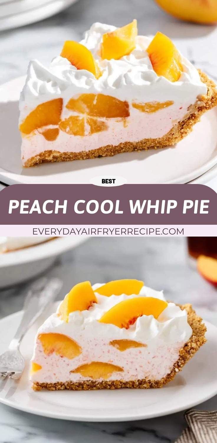 Peach Cool Whip Pie 28 peach cool whip pie pinterest