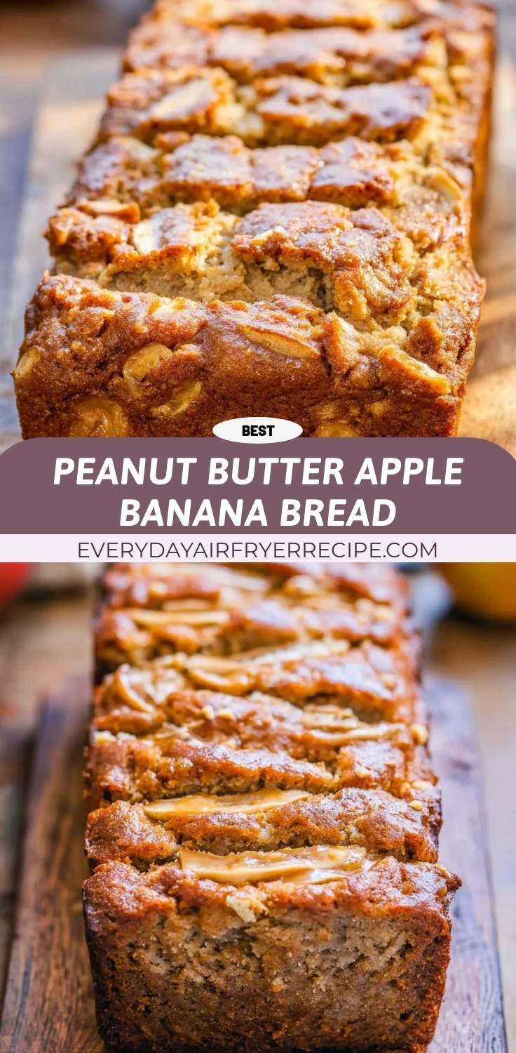peanut butter apple banana bread pinterest