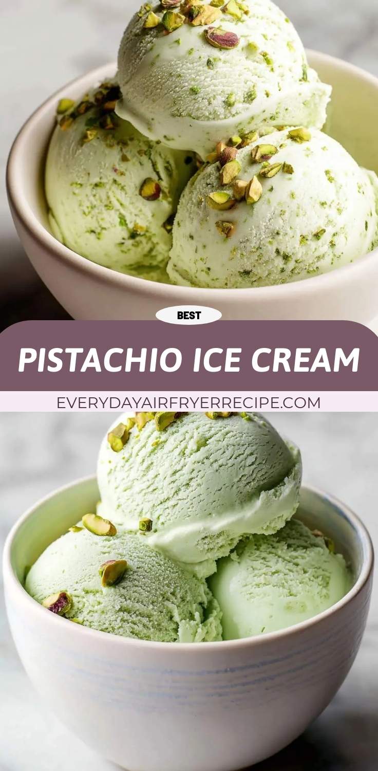 pistachio ice cream pinterest