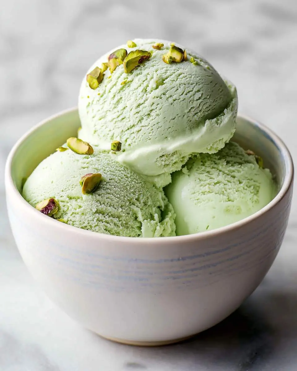 pistachio ice cream