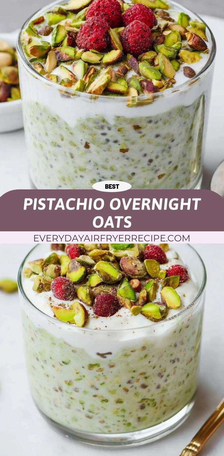 Pistachio overnight oats 28 pistachio overnight oats pinterest