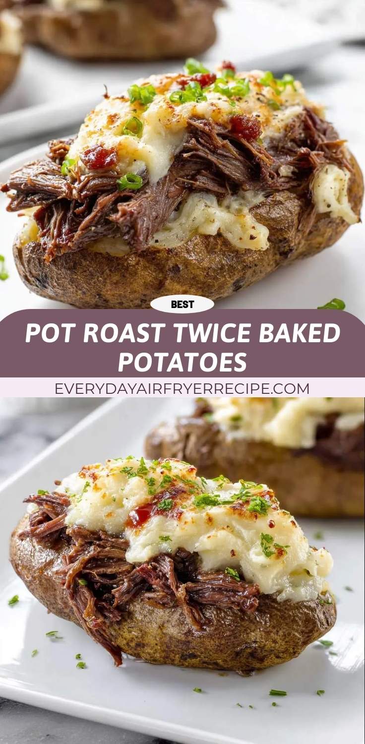 pot roast twice baked potatoes pinterest