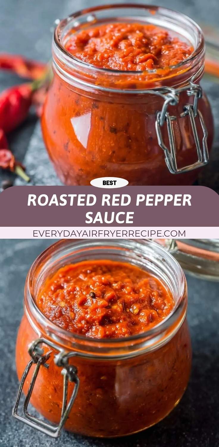 roasted red pepper sauce pinterest