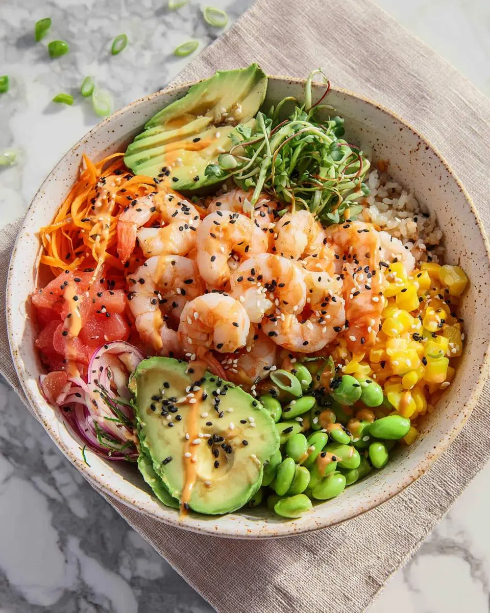 shrimp poke bowl