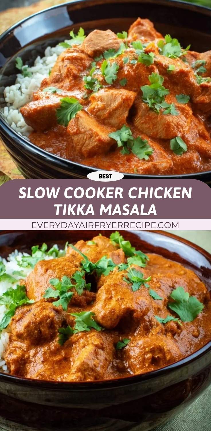 slow cooker chicken tikka masala pinterest
