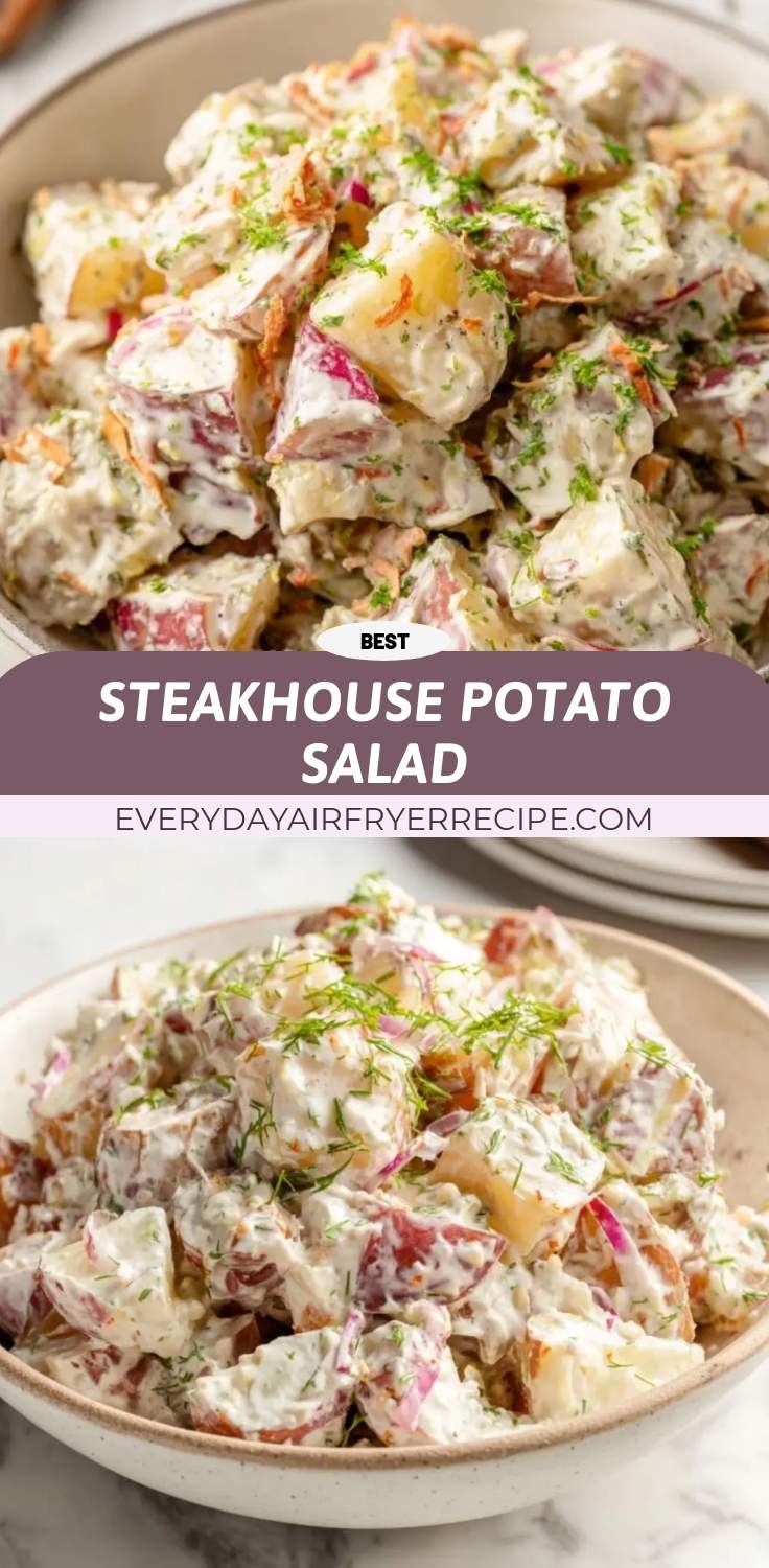 steakhouse potato salad pinterest