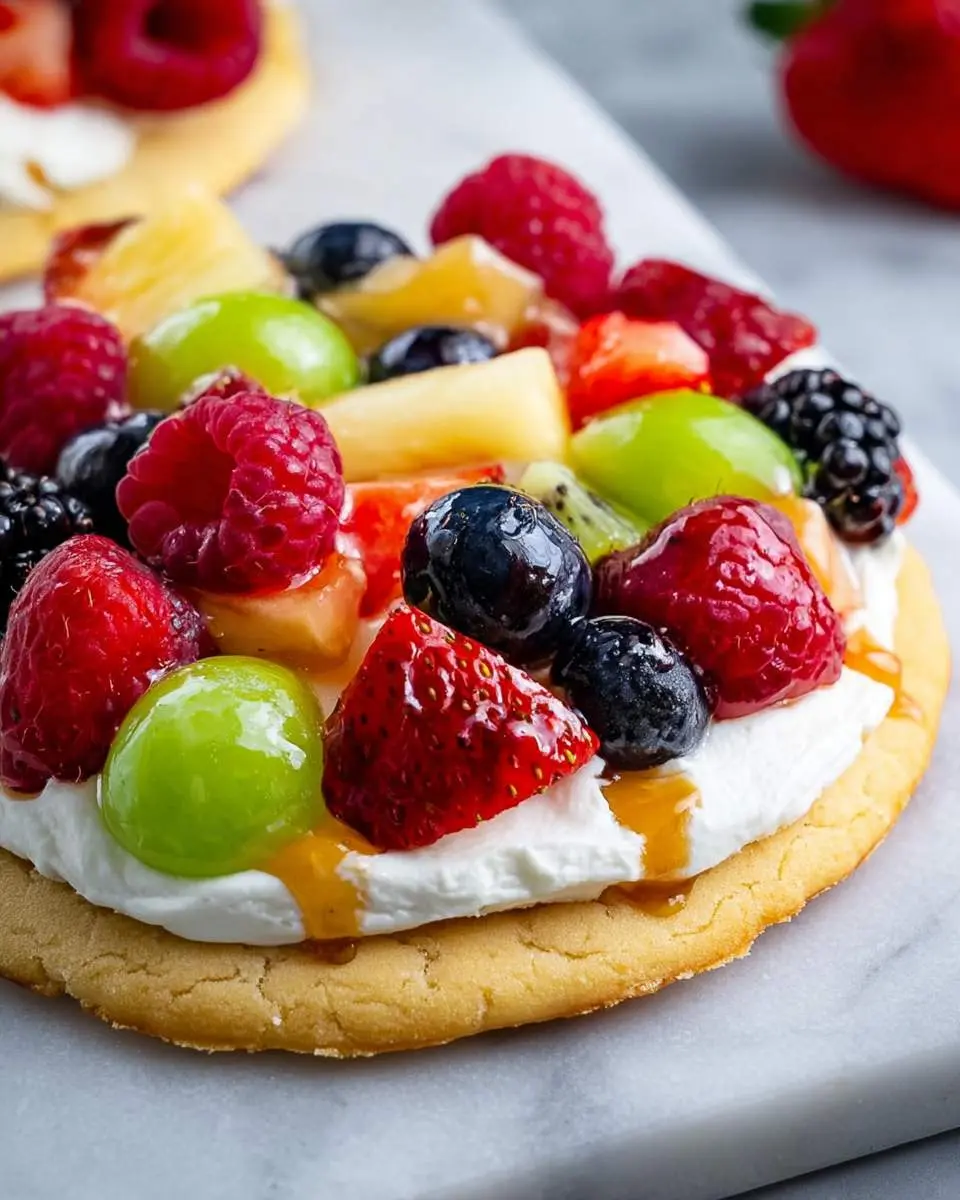 sugar cookie fruit pizza recipe