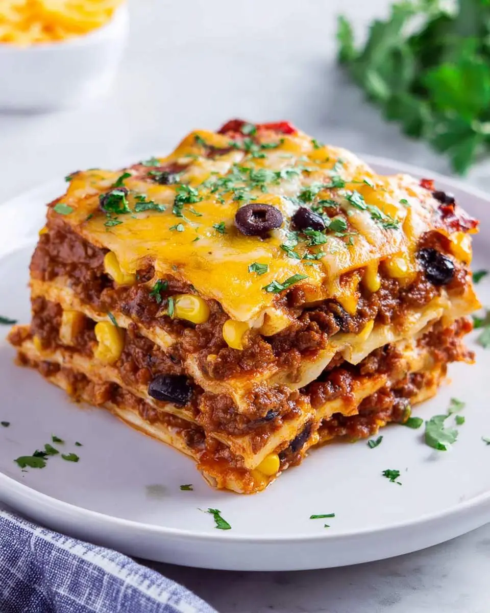taco lasagna
