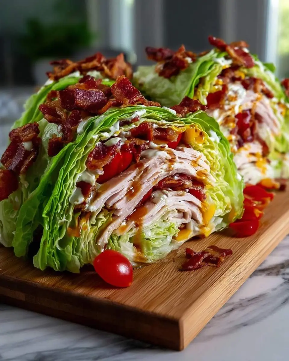 turkey club lettuce wraps recipe 1