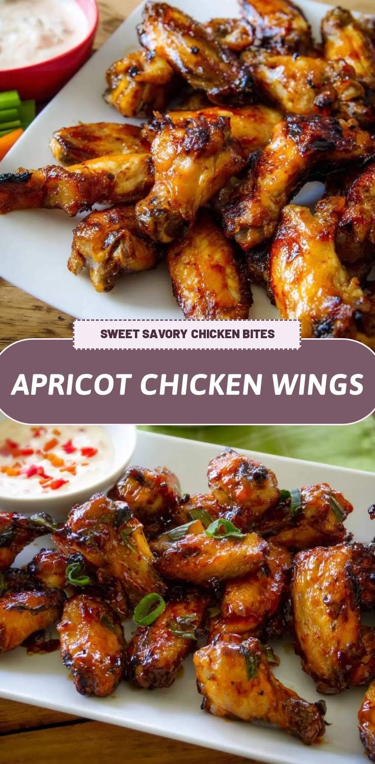 Apricot Chicken Wings 27 finished dish ready to serve