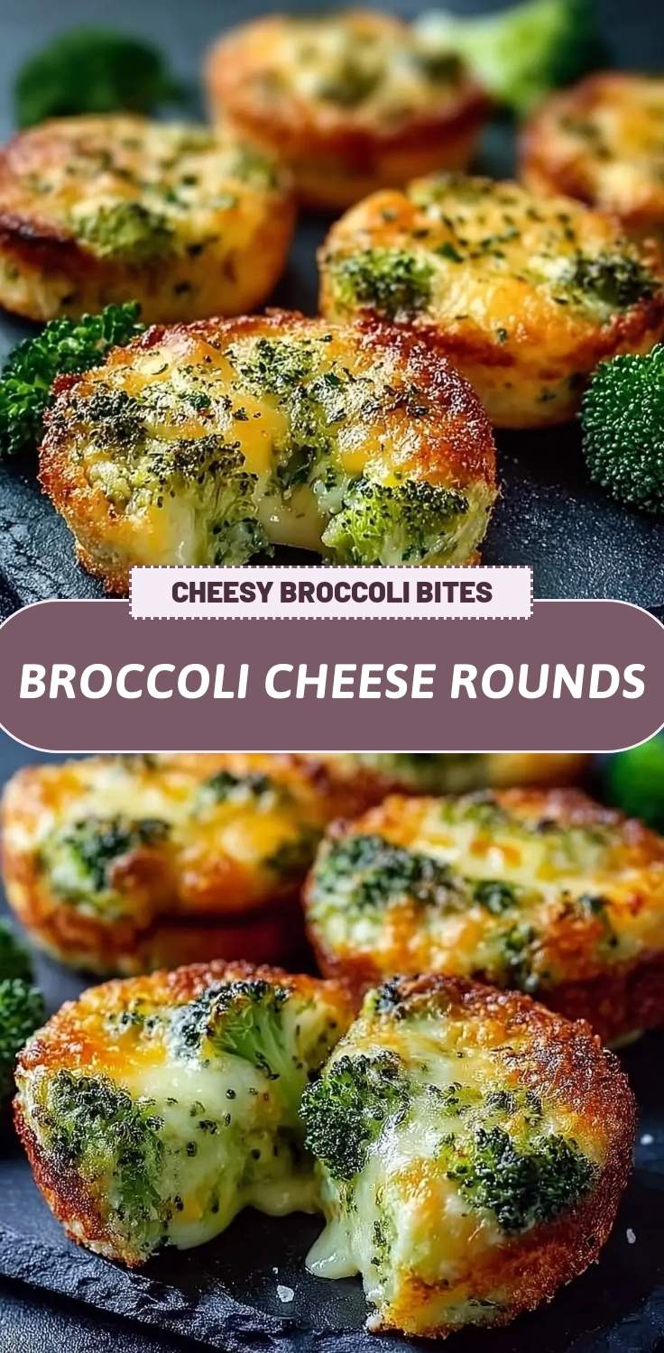 Broccoli Cheese Rounds 27 finished dish ready to serve