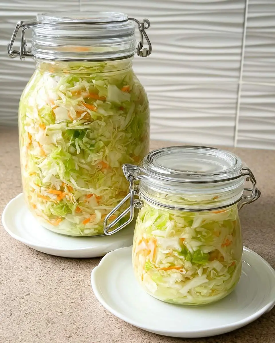 fresh cabbage shredded with salt and caraway seeds for fermented cabbage