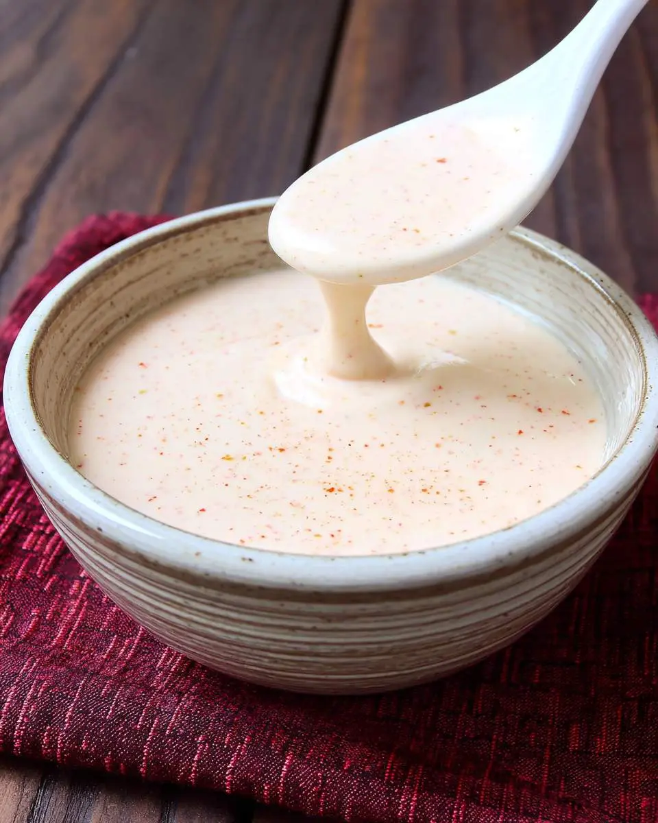 Japanese Steakhouse White Sauce ingredients and preparation
