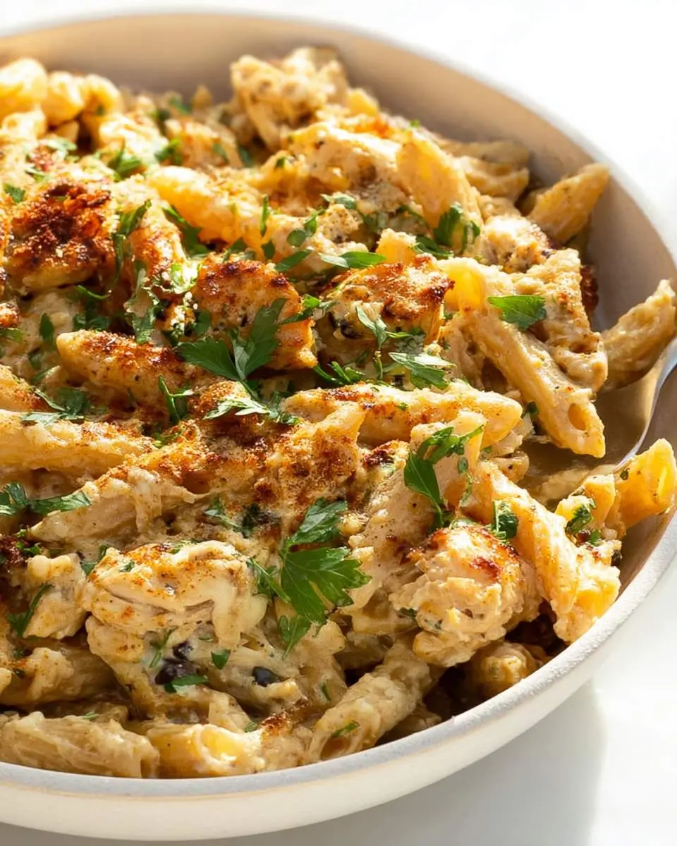 Louisiana Chicken Pasta Bake ingredients and preparation