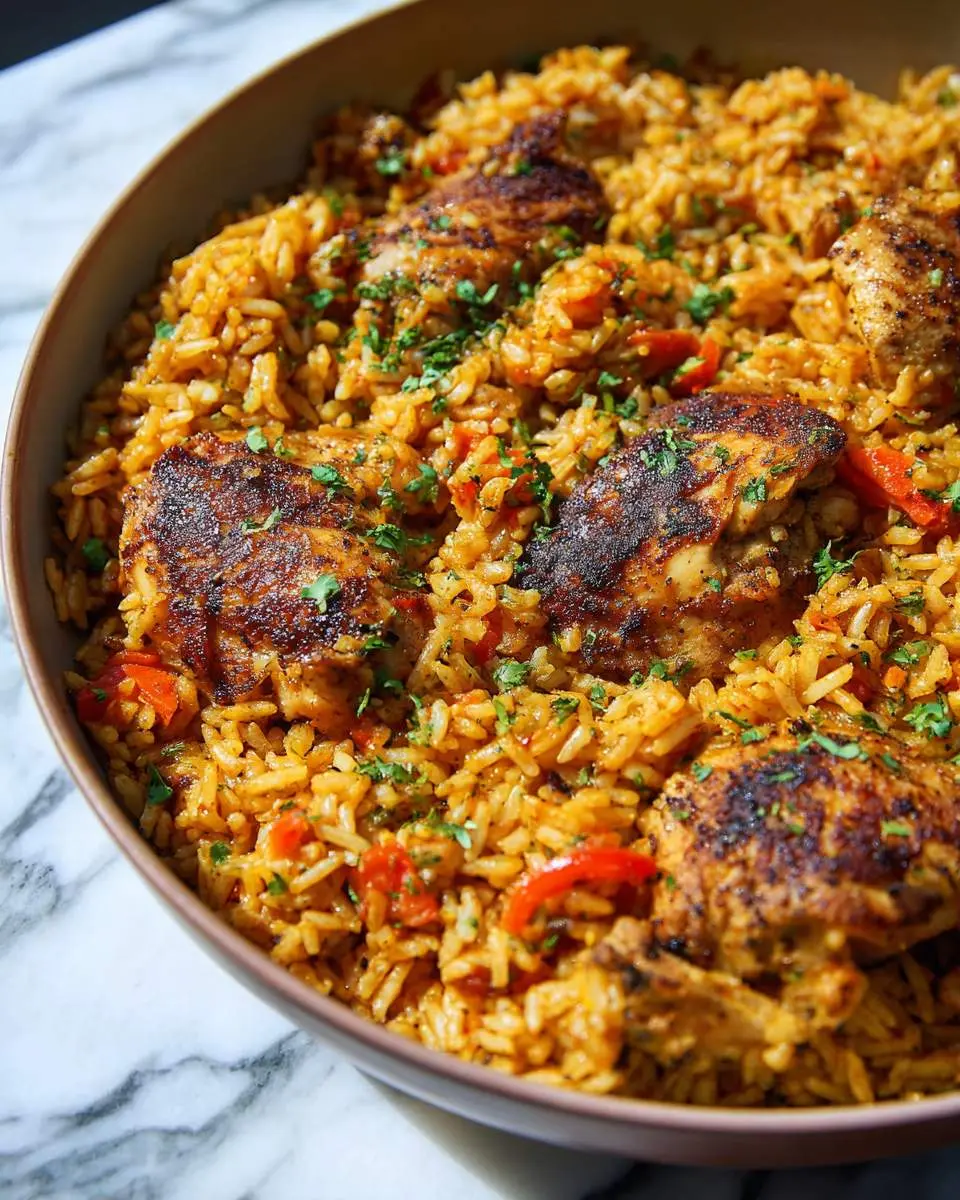 One-Pan Cajun Chicken and Rice
