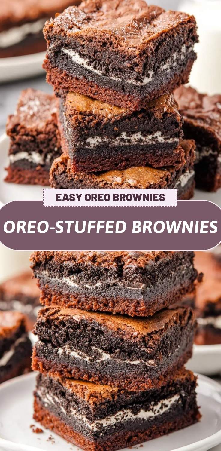 Oreo-Stuffed Brownies 27 finished dish ready to serve