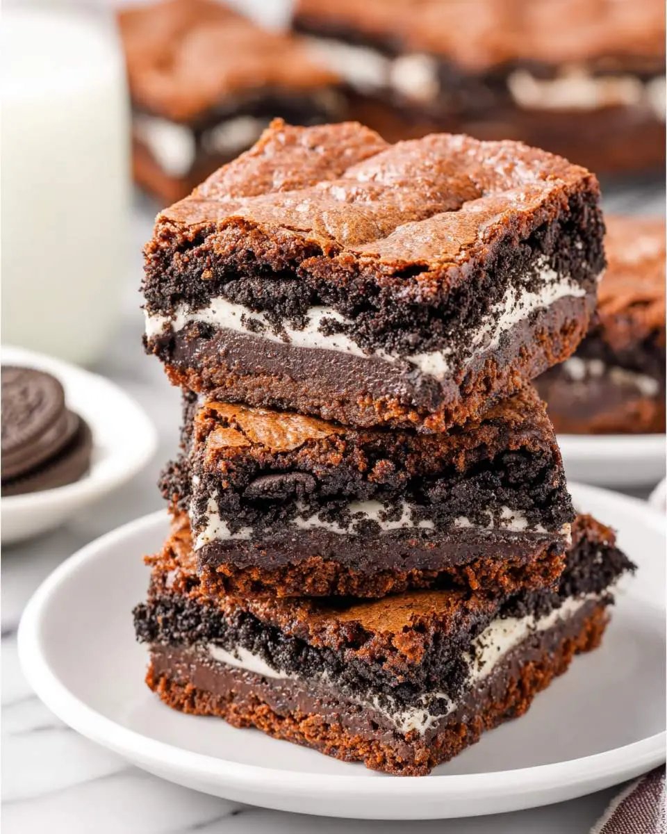 Oreo-Stuffed Brownies 25 Oreo-Stuffed Brownies ingredients and preparation