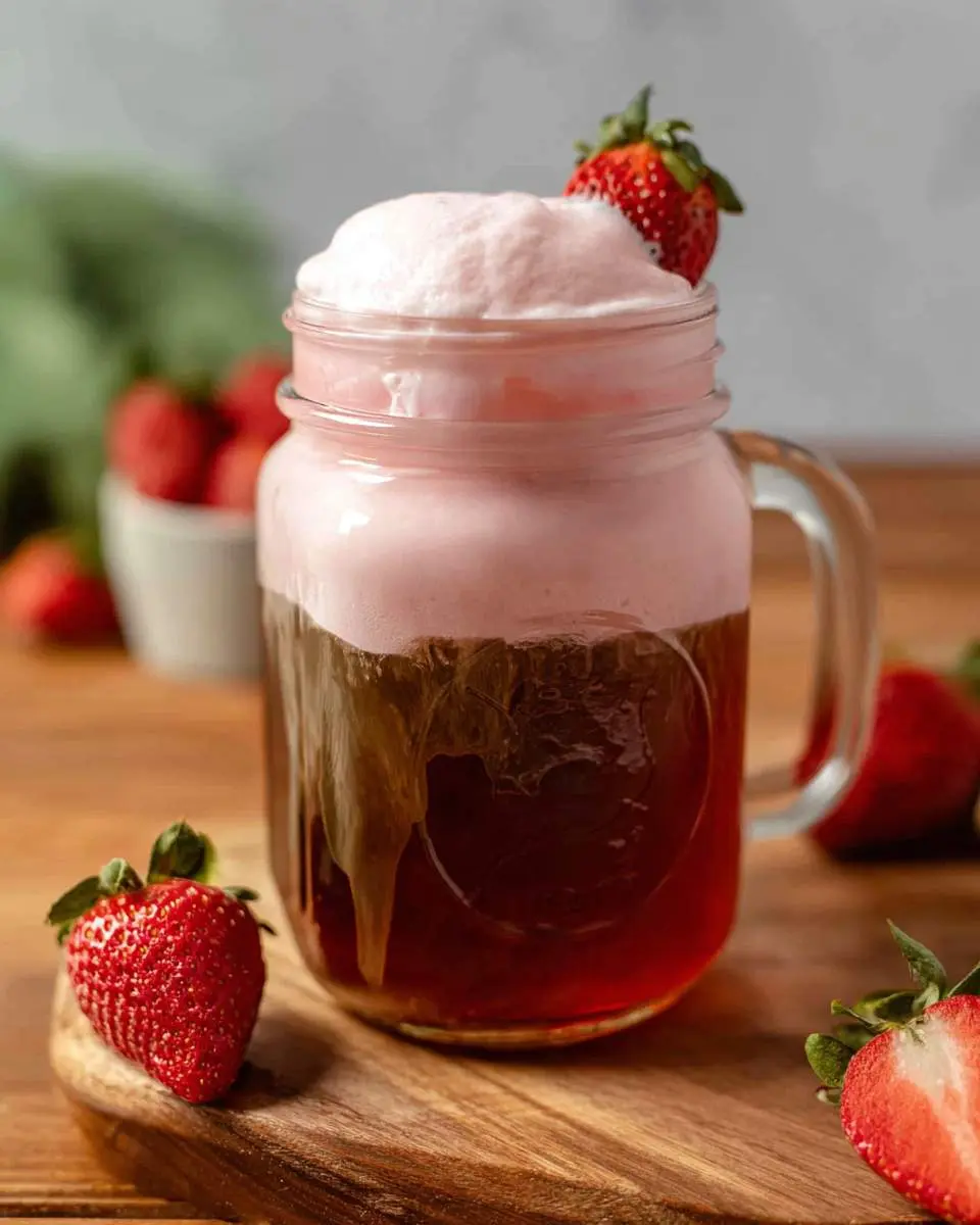 strawberry cold foam ingredients and preparation