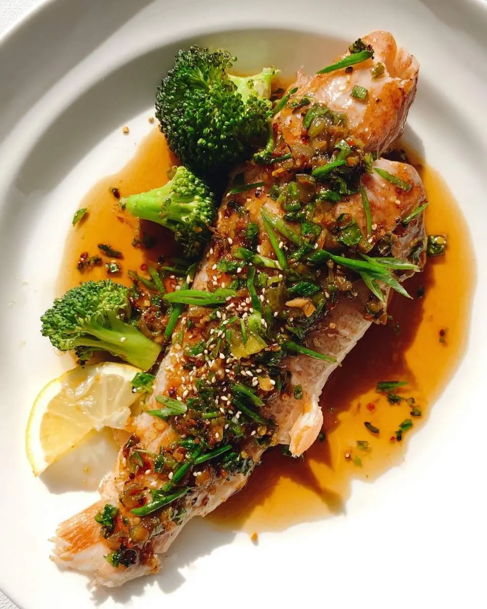 baked Asian rockfish ingredients and preparation