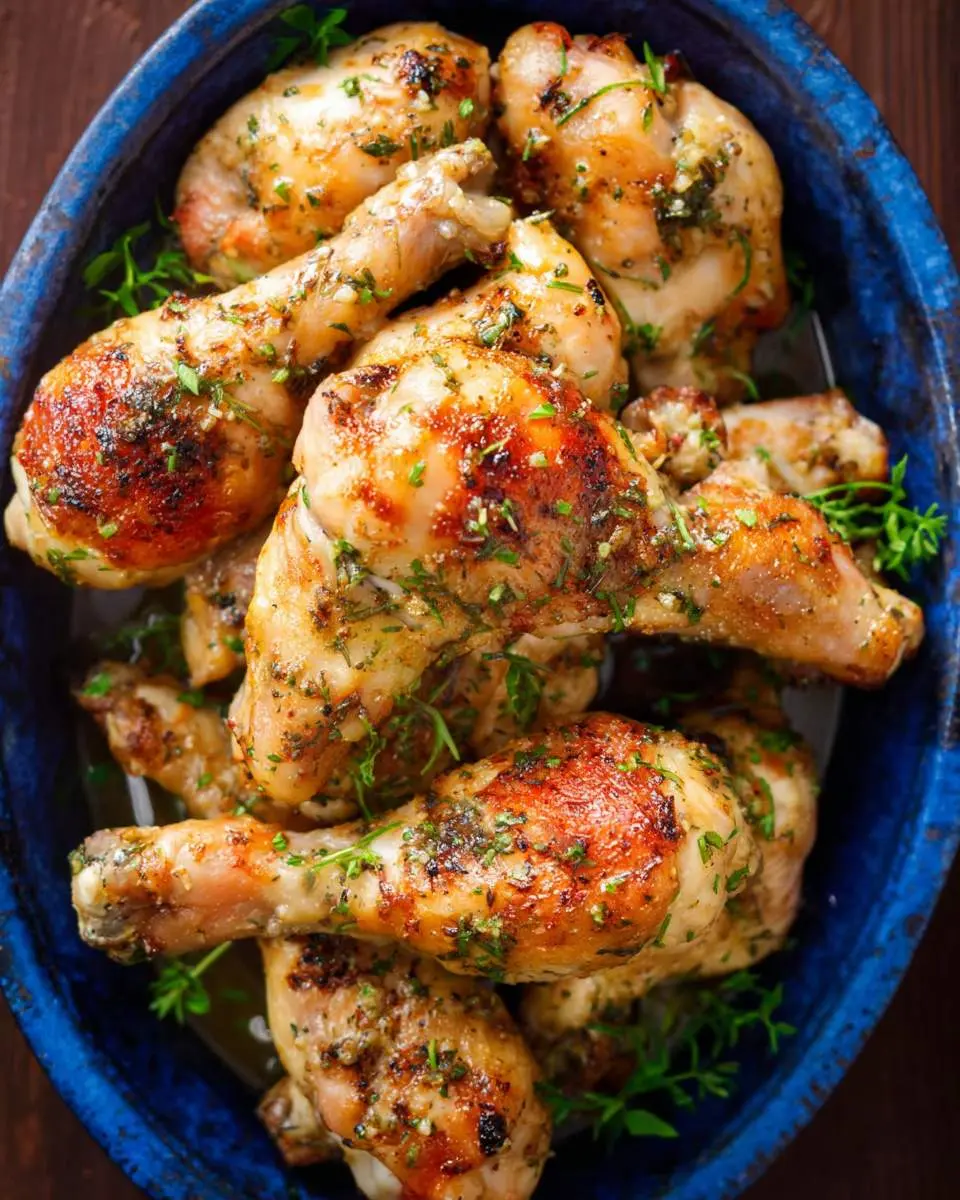 Baked Chicken Legs with Garlic and Dijon 26 step by step preparation of the recipe