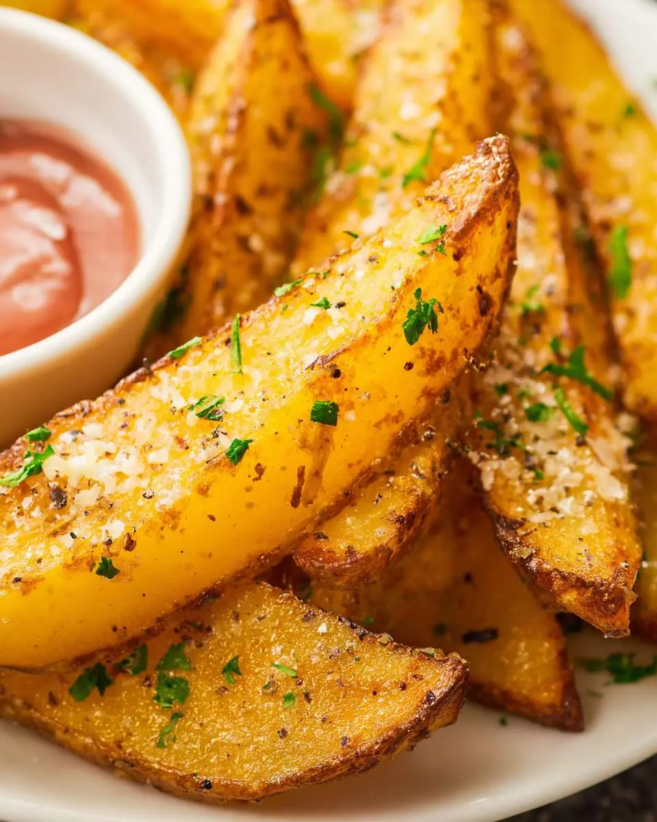 baked potato wedges ingredients and preparation
