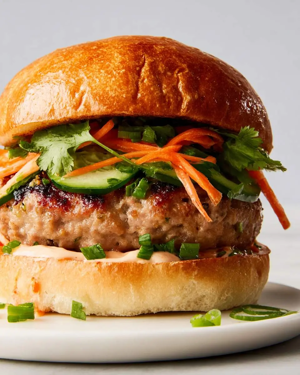 Banh Mi Turkey Burgers 26 step by step preparation of the recipe