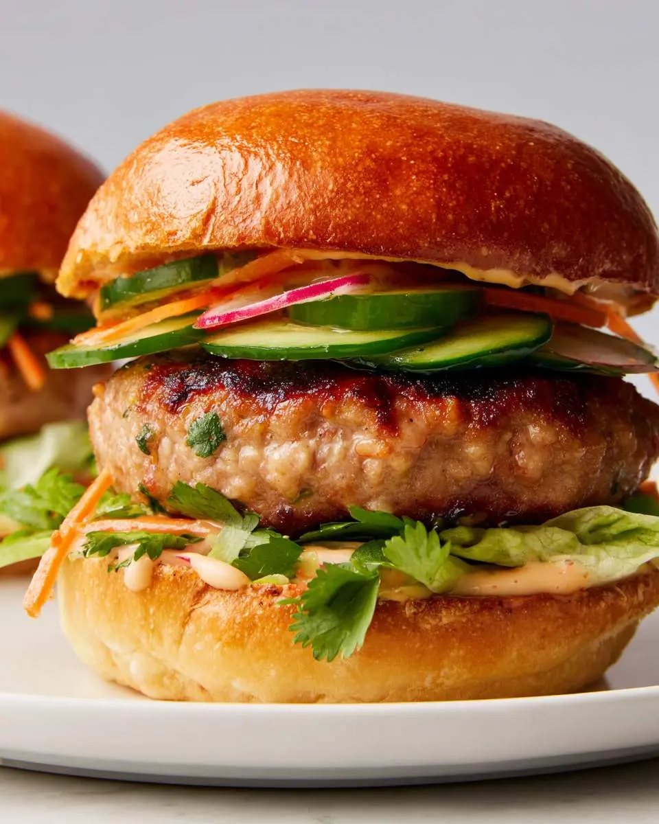 Banh Mi Turkey Burgers 25 Banh Mi Turkey Burgers ingredients and preparation