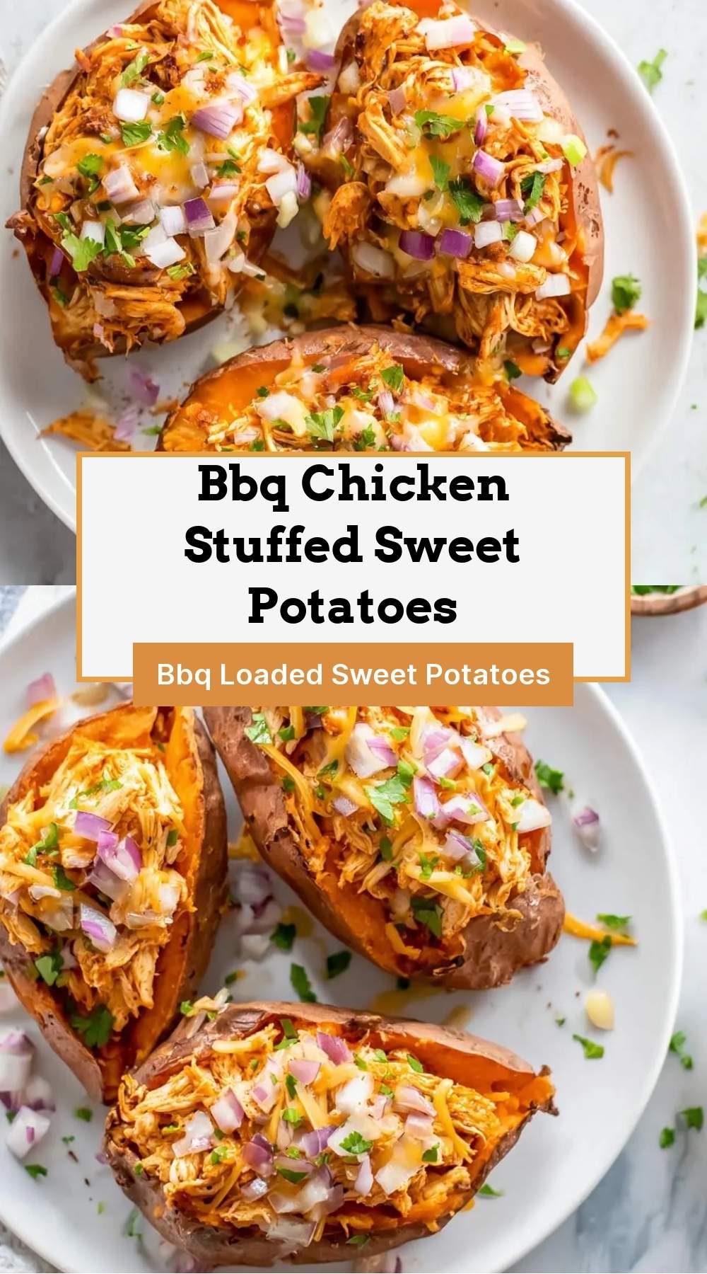 BBQ Chicken Stuffed Sweet Potatoes 27 finished dish ready to serve