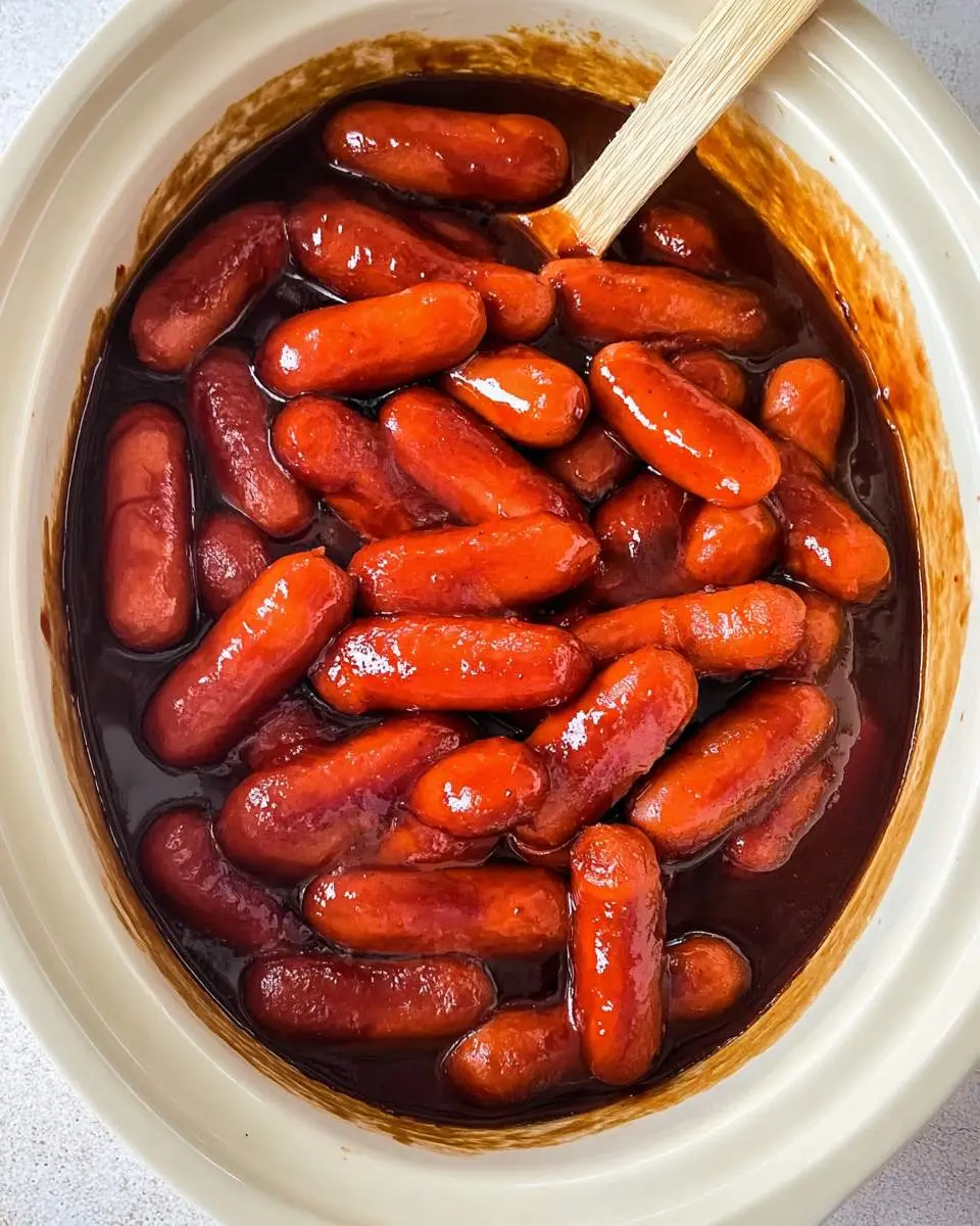 bbq smokies crockpot ingredients and preparation