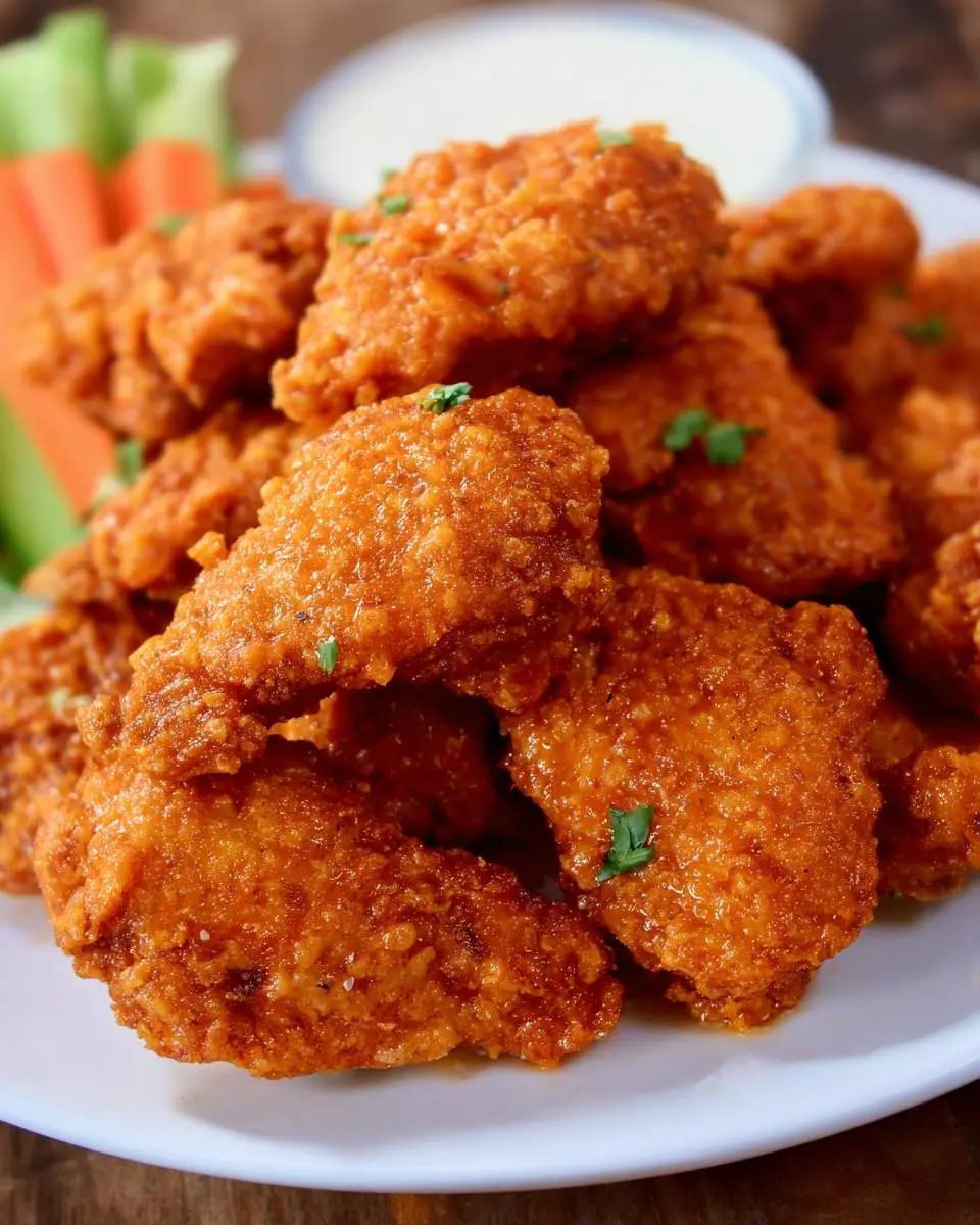 boneless chicken wings ingredients and preparation