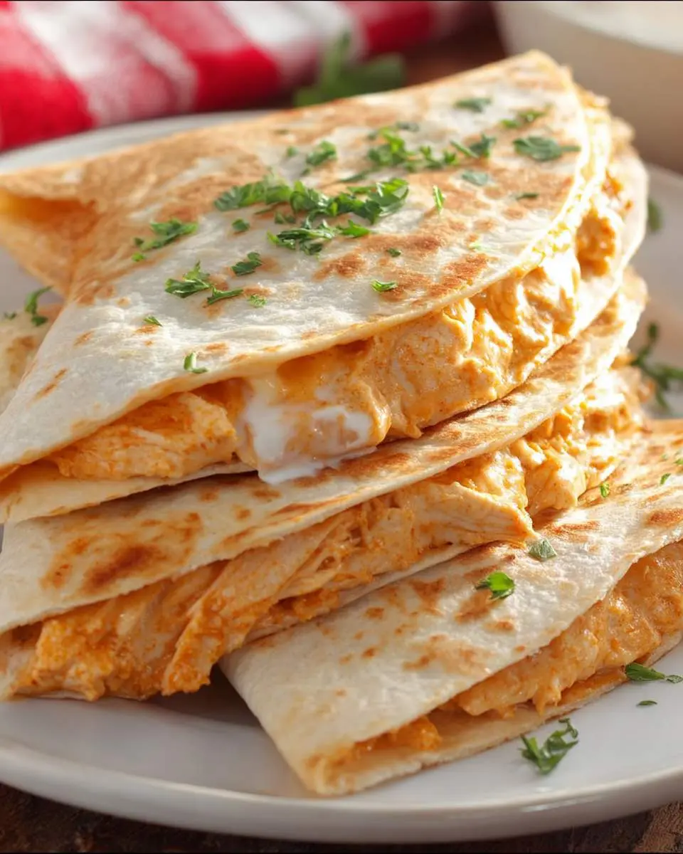 Buffalo Chicken Quesadillas 26 step by step preparation of the recipe