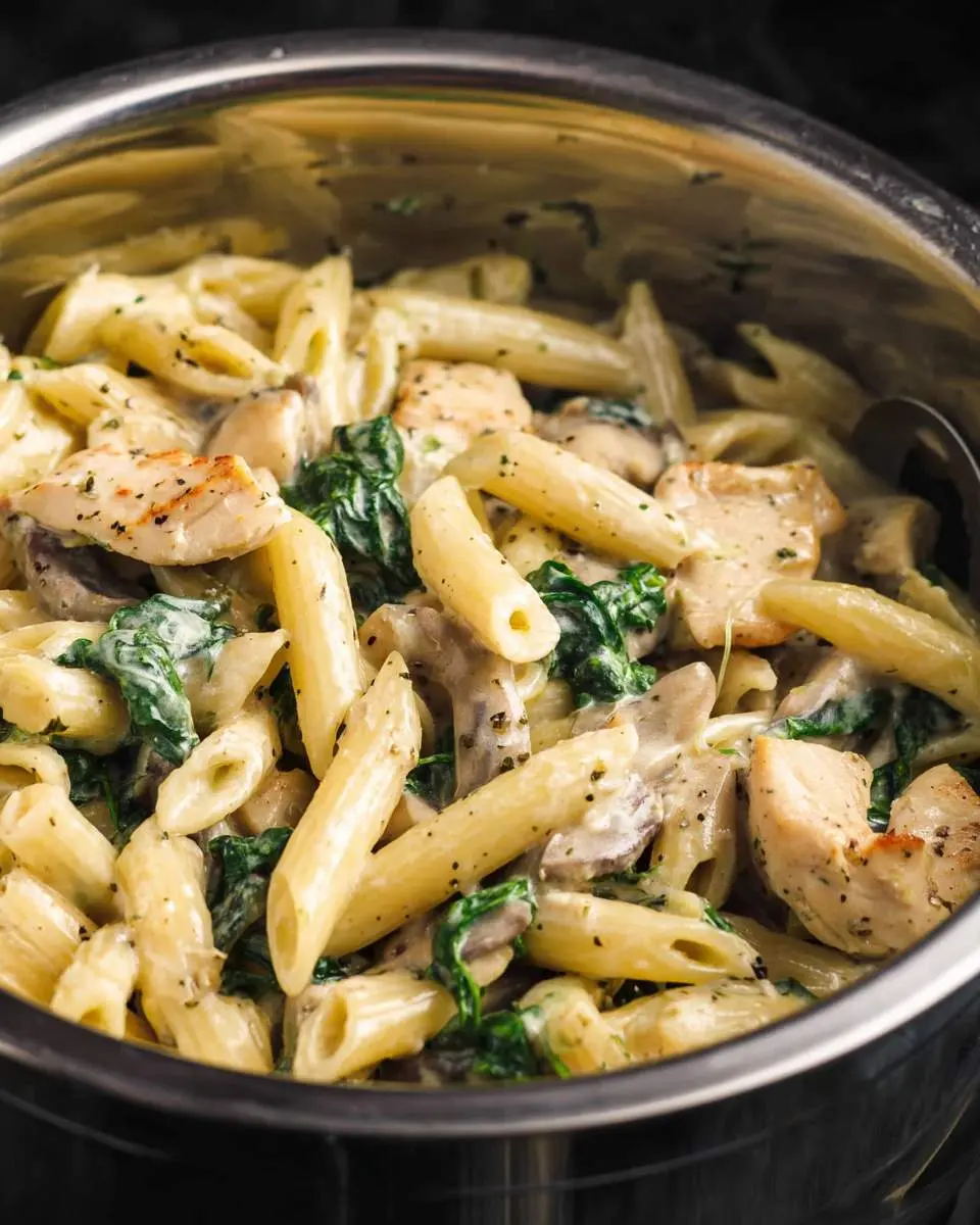 Chicken Florentine Pasta ingredients and preparation