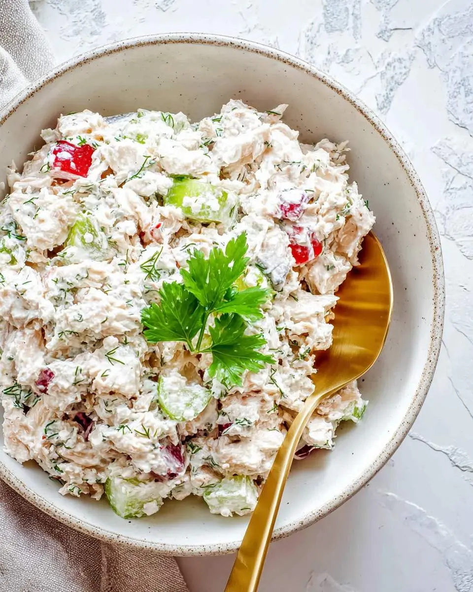 cottage cheese chicken salad ingredients and preparation