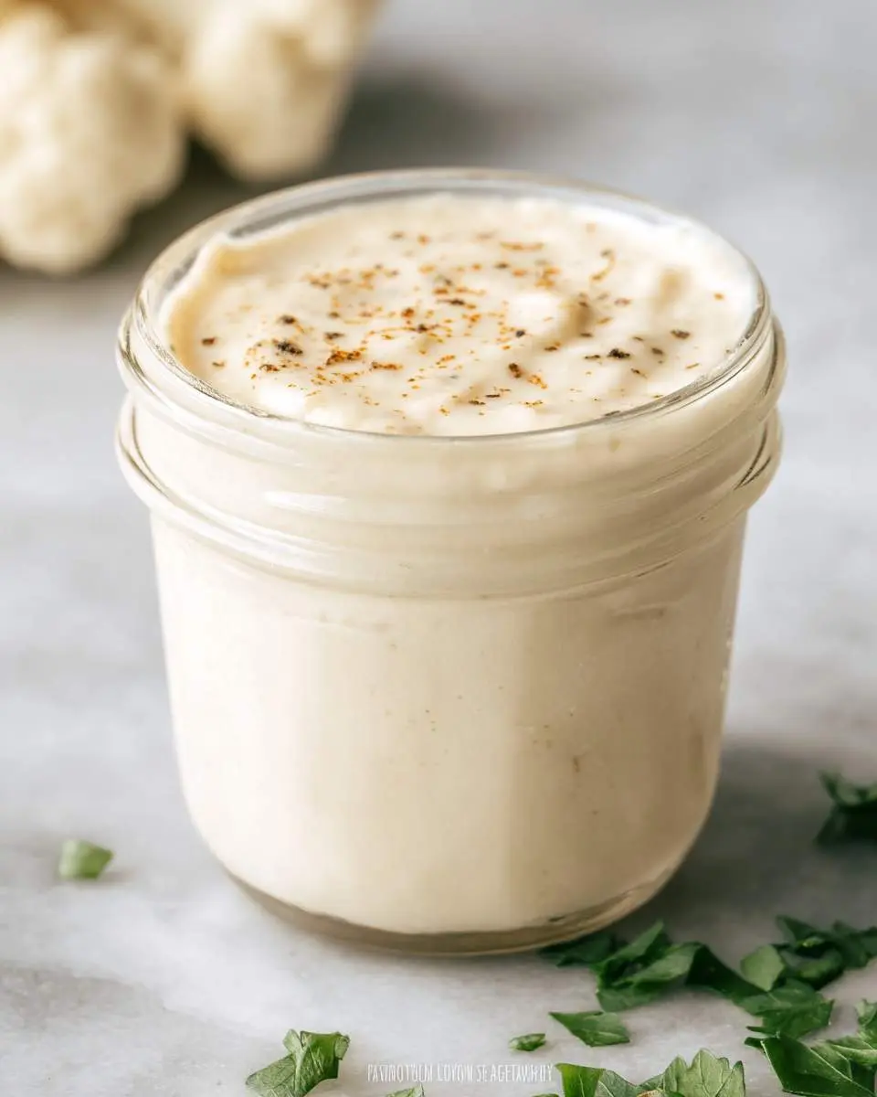 creamy cauliflower sauce ingredients and preparation