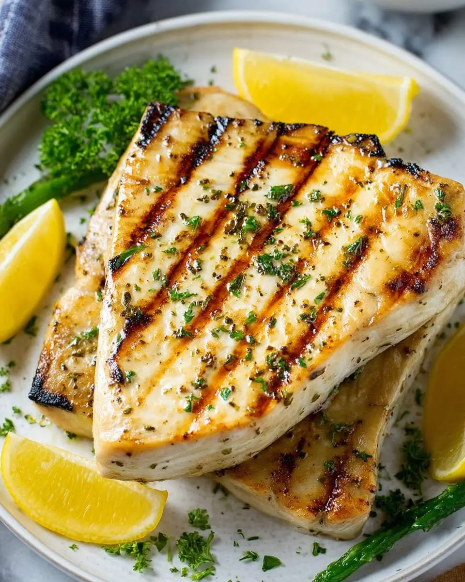 grilled swordfish ingredients and preparation