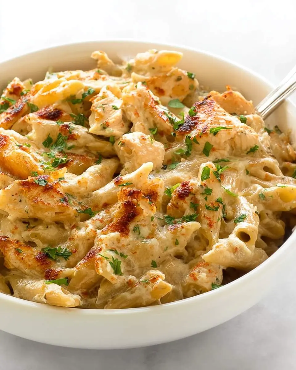 Louisiana Chicken Pasta Bake ingredients and preparation