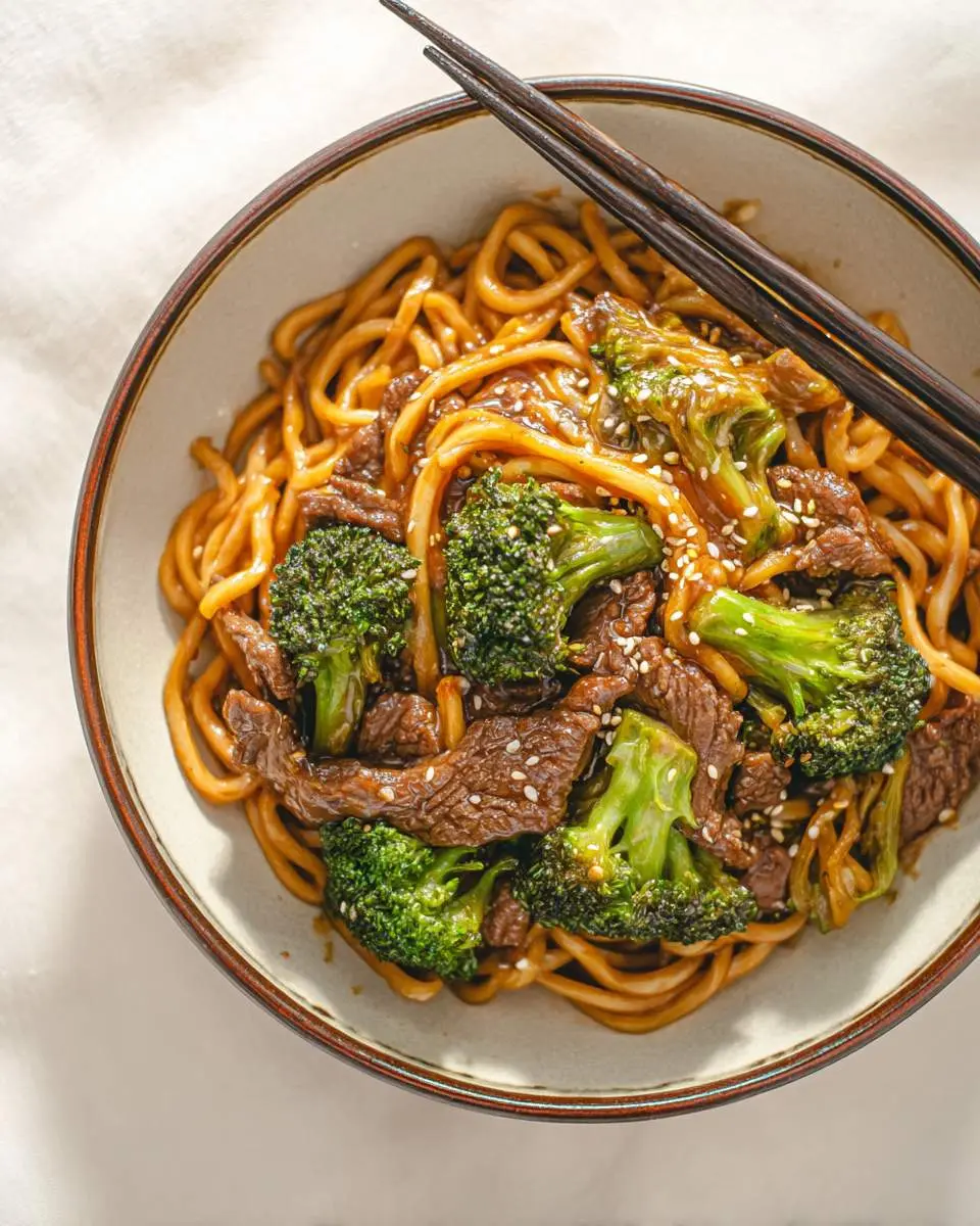 Low-Carb Beef and Broccoli Noodles ingredients and preparation