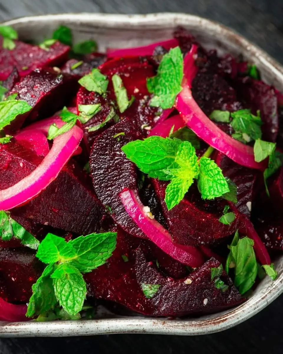 Moroccan Beet Salad ingredients and preparation