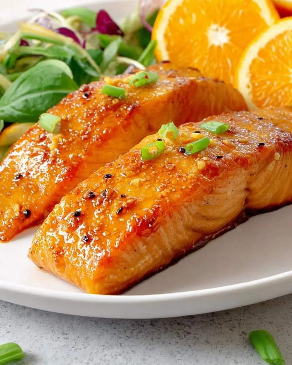 Orange Glazed Salmon ingredients and preparation