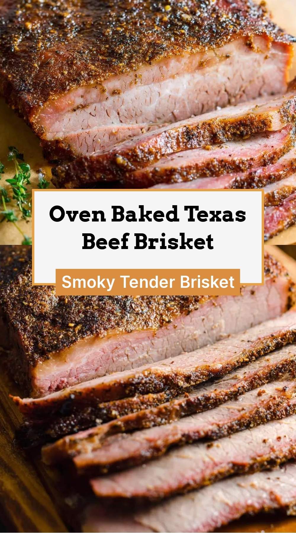 Finished sliced brisket platter ready to serve with pickles and white bread