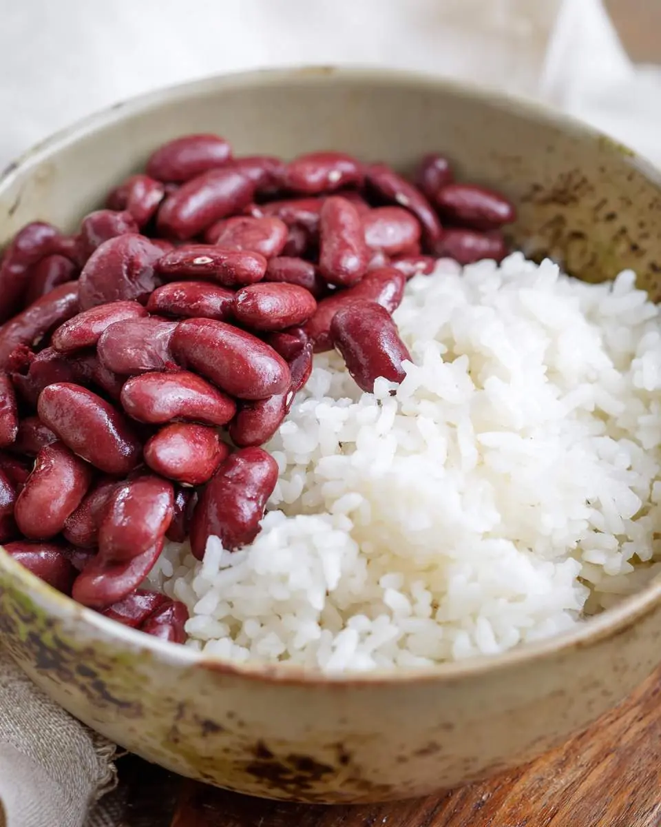 Red beans and rice ingredients and preparation