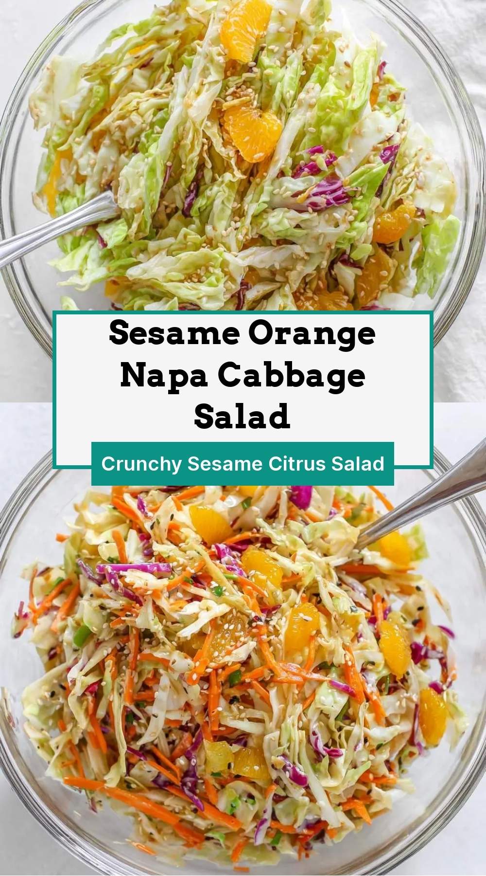 Sesame Orange Napa Cabbage Salad 27 finished dish ready to serve