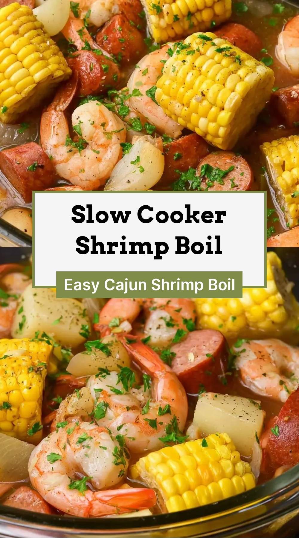 finished shrimp boil spread on newspaper with lemon wedges and melted butter