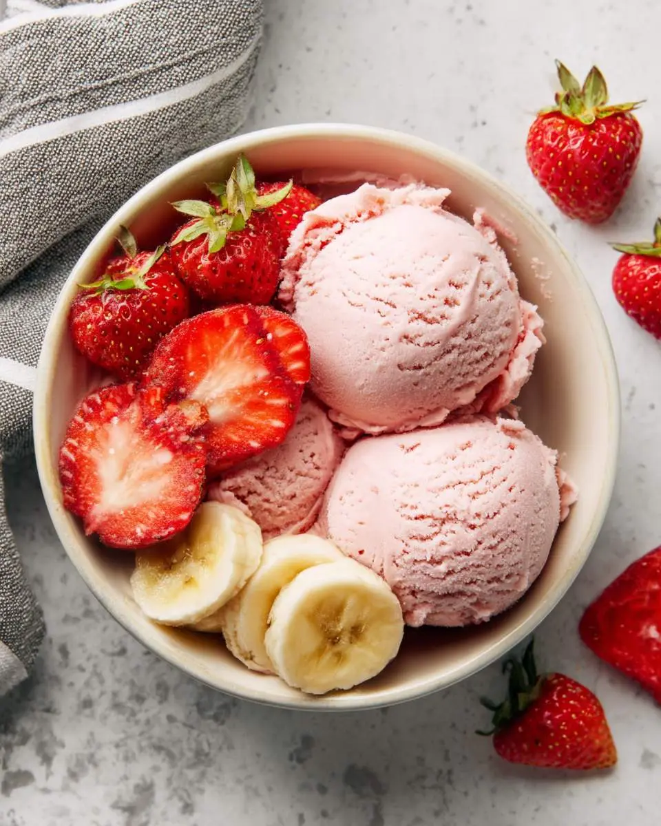Strawberry Banana Ice Cream 25 strawberry banana ice cream ingredients and preparation