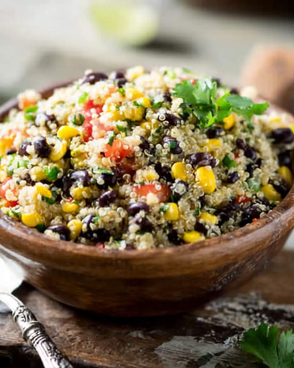 zesty black bean and corn quinoa salad ingredients and preparation