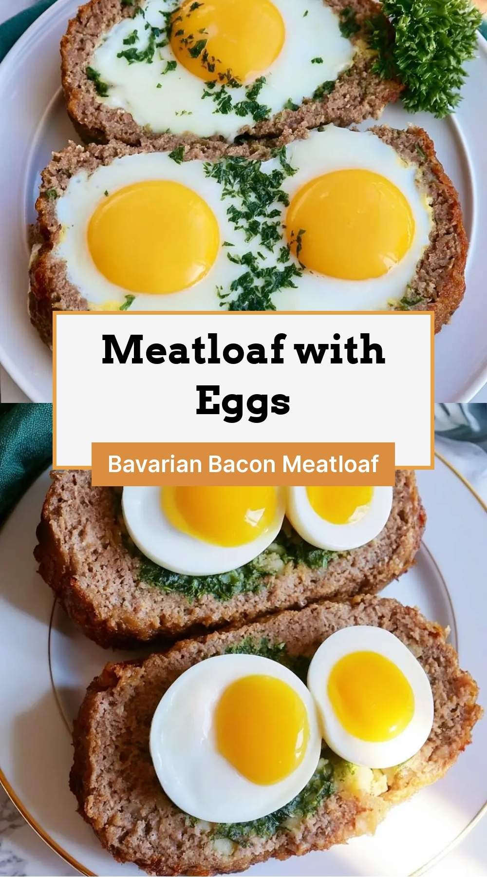Meatloaf with Eggs 27 finished dish ready to serve