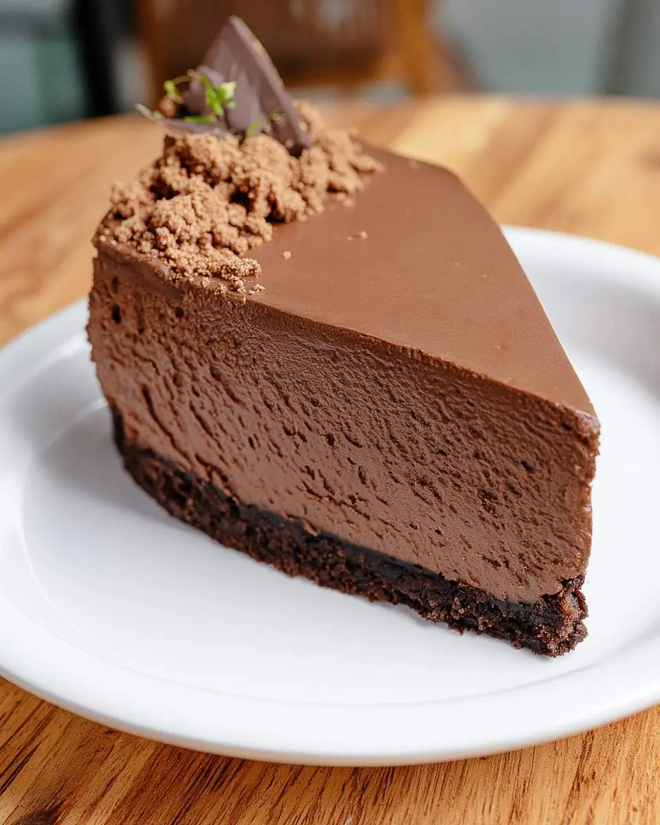 no bake chocolate cheesecake ingredients and preparation